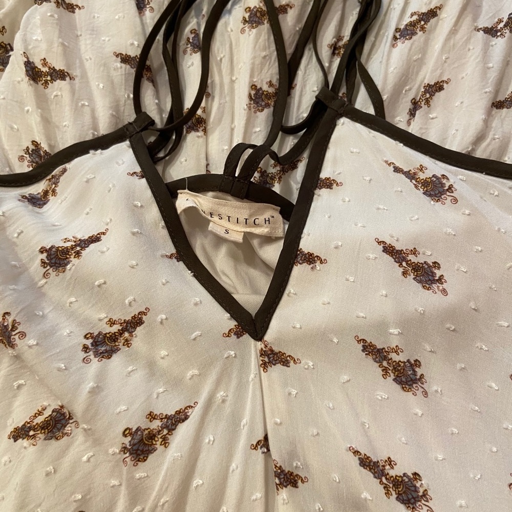 Love stitch dress or could be long top.